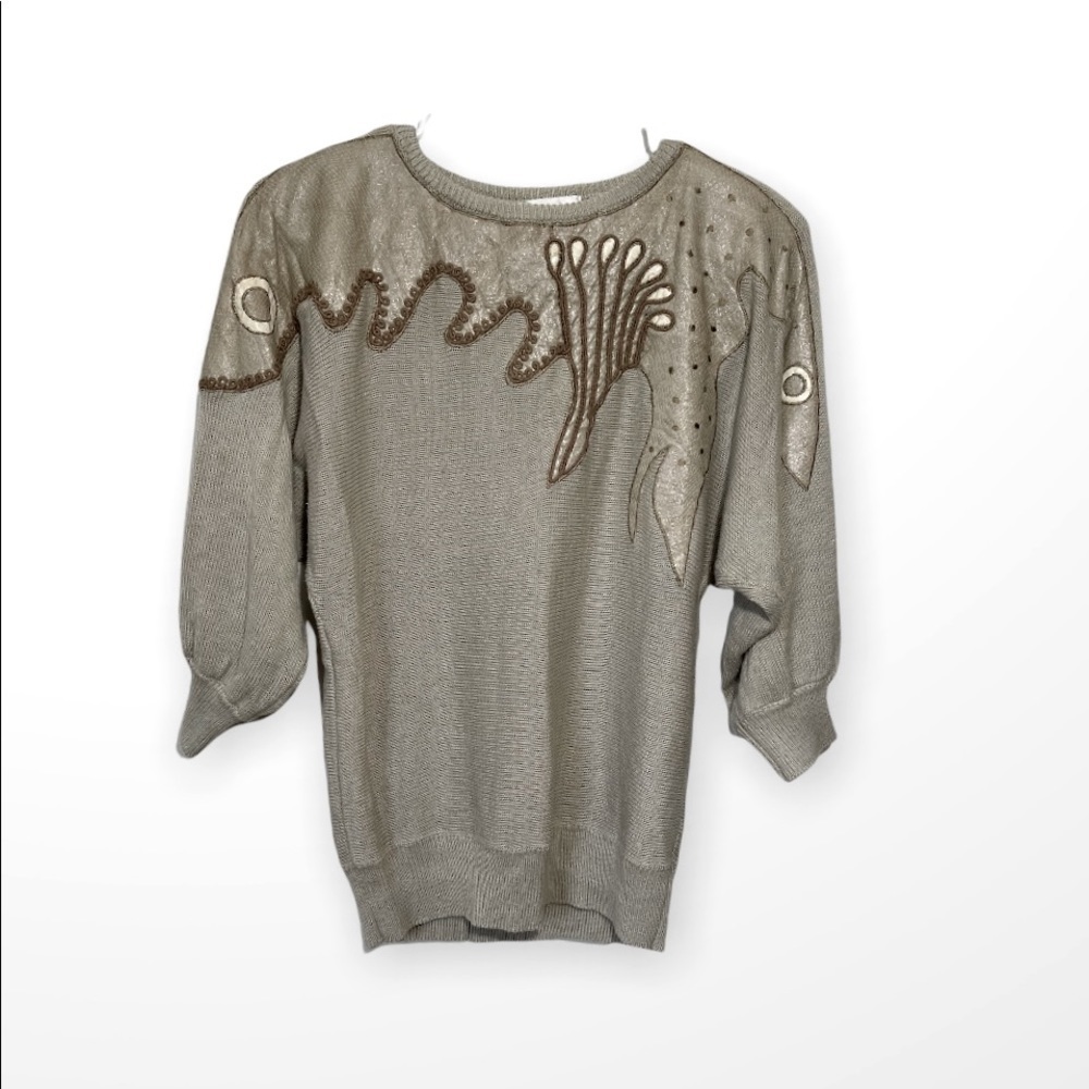 Vintage 80s Sweater Adolfo‎ Collectibles